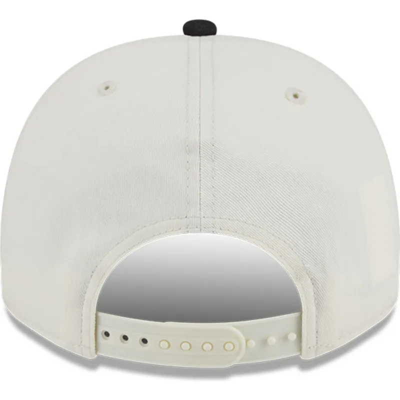 beige-och-svart-kurvad-keps-snapback-9fifty-a-frame-chainstitch-san-jose-sharks-nhl-fran-new-era