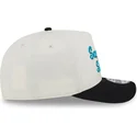 beige-och-svart-kurvad-keps-snapback-9fifty-a-frame-chainstitch-san-jose-sharks-nhl-fran-new-era