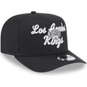 svart-bojd-snapback-keps-9fifty-a-frame-chainstitch-los-angeles-kings-nhl-fran-new-era