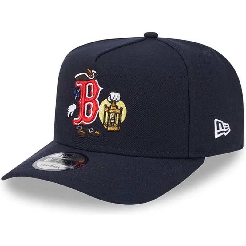 marinbla-kurvad-keps-snapback-9fifty-a-frame-cartoon-boston-red-sox-mlb-fran-new-era