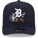 marinbla-kurvad-keps-snapback-9fifty-a-frame-cartoon-detroit-tigers-mlb-fran-new-era