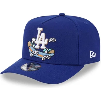 Blå kurvad snapbackkeps 9FIFTY A Frame Cartoon Los Angeles Dodgers MLB från New Era