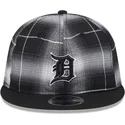 svart-platt-snapback-keps-9fifty-retro-crown-plaid-detroit-tigers-mlb-fran-new-era