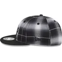 svart-platt-snapback-keps-9fifty-retro-crown-plaid-oakland-athletics-mlb-fran-new-era