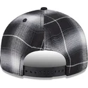 svart-platt-snapback-keps-9fifty-retro-crown-plaid-oakland-athletics-mlb-fran-new-era