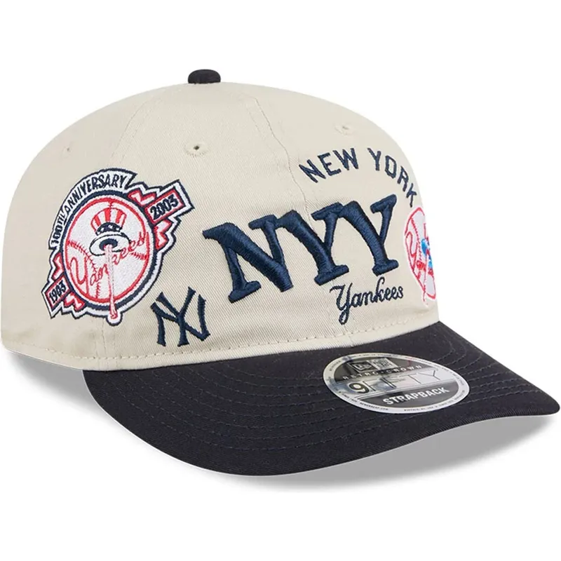 beige-och-marinbla-bojd-keps-snapback-9fifty-retro-crown-scatter-fran-new-york-yankees-mlb-av-new-era beige-och-marinbla-bojd-keps-snapback-9fifty-retro-crown-scatter-fran-new-york-yankees-mlb-av-new-era