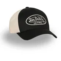 justerbar-svart-och-beige-truckerkeps-lof-b30-fran-von-dutch