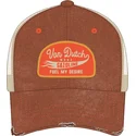 von-dutch-mac11-brun-och-beige-truckerkeps