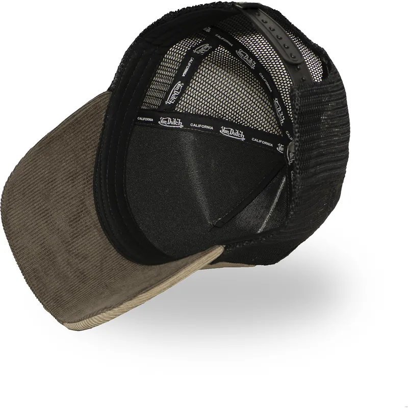 truckerkeps-brun-och-svart-cut01-fran-von-dutch