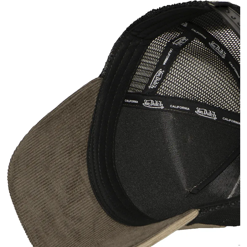 truckerkeps-brun-och-svart-cut01-fran-von-dutch