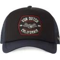 truckerkeps-brun-och-marinbla-foam02-fran-von-dutch