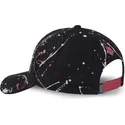 snapbackkeps-med-bojd-skarm-i-svart-och-rosa-imag-p-fran-von-dutch