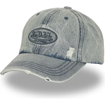 Justerbar blå böjd keps JEAN BL från Von Dutch