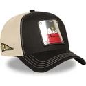 svart-och-beige-truckerkeps-snoopy-och-woodstock-pea6-naw6-peanuts-fran-capslab