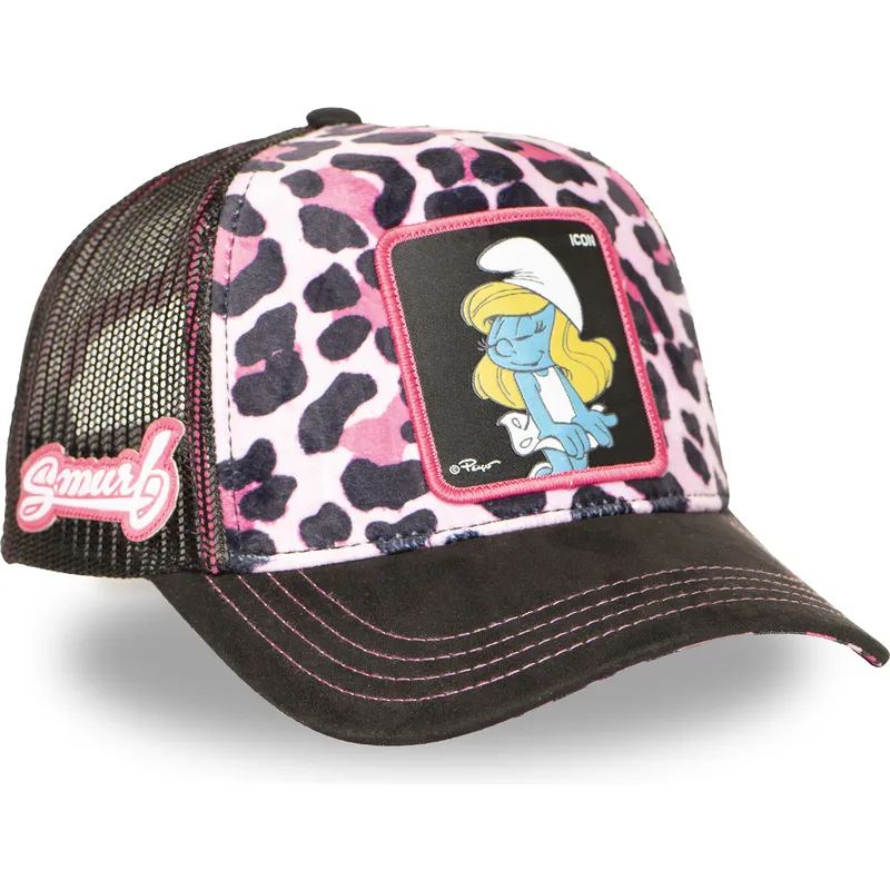 trucker-keps-leopard-rosa-smurfan-smu-leop-smurfarna-fran-capslab