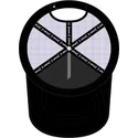 truckerkeps-svart-och-violett-pitufo-morado-smu-craz-smurfarna-fran-capslab