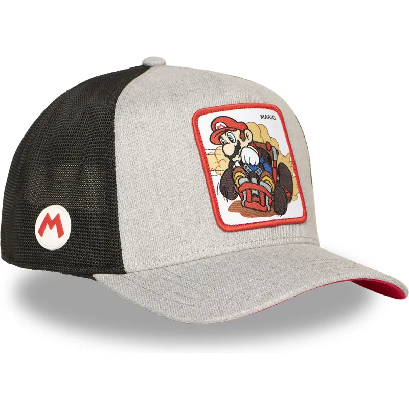 gra-och-svart-trucker-keps-mario-kart-smk3-vro-super-mario-bros-fran-capslab
