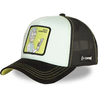 Capslab Rick y Morty Rick Sanchez REM6 GUN blå och svart truckerkeps