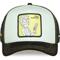 capslab-rick-y-morty-rick-sanchez-rem6-gun-bla-och-svart-truckerkeps