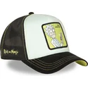 capslab-rick-y-morty-rick-sanchez-rem6-gun-bla-och-svart-truckerkeps