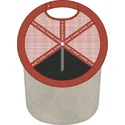 gorra-trucker-gra-och-rod-pea5-pea-peanuts-fran-capslab
