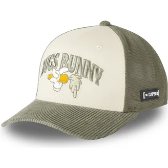 Gorra trucker beige och grön Bugs Bunny LOO12 HAN Looney Tunes från Capslab