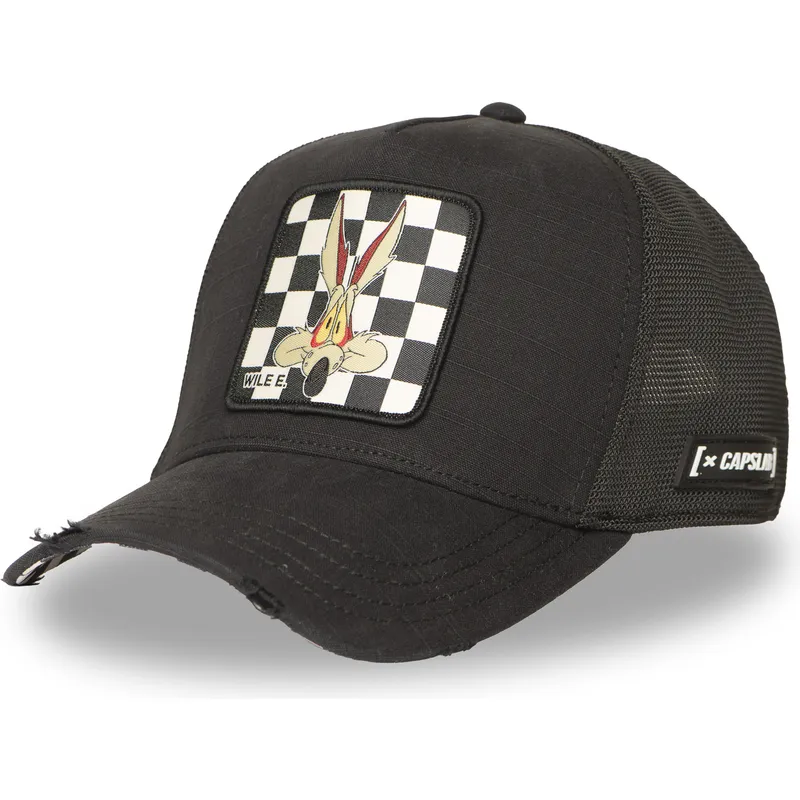 svart-trucker-keps-coyote-loo12-wil-looney-tunes-fran-capslab