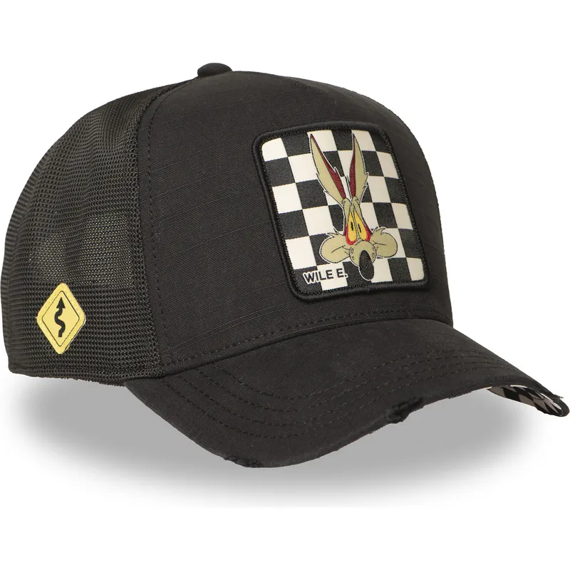 svart-trucker-keps-coyote-loo12-wil-looney-tunes-fran-capslab