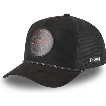 Svart truckerkeps Casa Targaryen HOD SYM Game of Thrones från Capslab
