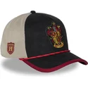 gryffindor-hp3-gry-svart-och-beige-truckerkeps-harry-potter-fran-capslab