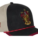 gryffindor-hp3-gry-svart-och-beige-truckerkeps-harry-potter-fran-capslab