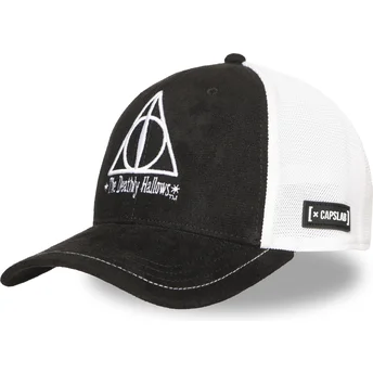 Gorra trucker svart och vit Las Reliquias de la Muerte HP3 DEA Harry Potter från Capslab
