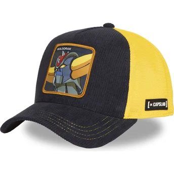 Marinblå och gul truckerkeps Robot Grendizer Goldorak GOL6 GOL Robot Grendizer från Capslab