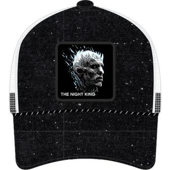 Svart och vit truckerkeps Nattens Kung GOT NIG Game of Thrones från Capslab