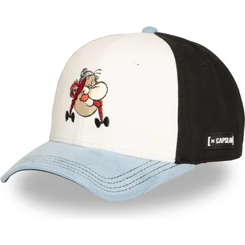 Multifärgad böjd snapback-keps Obélix PCS OBE Astérix från Gallien av Capslab