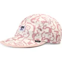 djinns-enkel-aztek-mjuk-fc-beige-och-rosa-bojd-keps