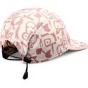 djinns-enkel-aztek-mjuk-fc-beige-och-rosa-bojd-keps