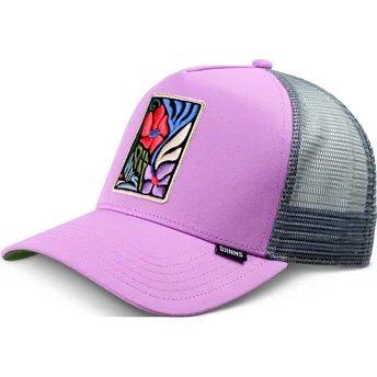 Gorra trucker violeta M-Flowers HFT de Djinns