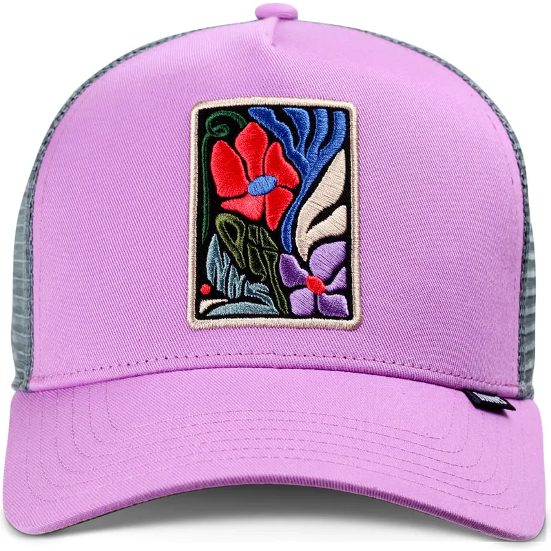 trucker-keps-lila-m-flowers-hft-fran-djinns