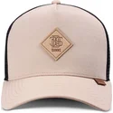 beige-och-svart-truckerkeps-plainlace-hft-fran-djinns