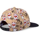 djinns-lucky-cat-linen-beige-och-svart-platt-snapback-keps-for-barn