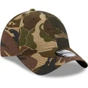 justerbar-kamouflagebojd-keps-9twenty-brushed-cotton-three-looms-woodland-fran-new-era