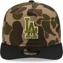 justerbar-kurvskarm-keps-med-kamouflage-19twenty-brushed-cotton-three-looms-duck-los-angeles-dodgers-mlb-fran-new-era
