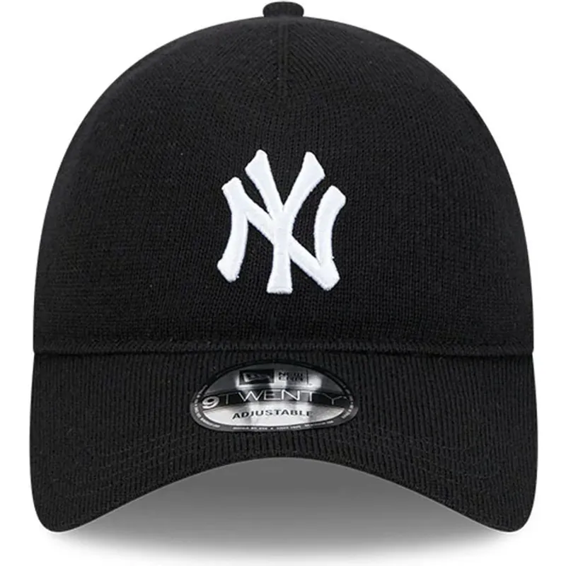 svart-bojd-justerbar-keps-9twenty-merino-wool-yarn-fran-new-york-yankees-mlb-av-new-era