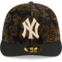 new-york-yankees-mlb-new-era-59fifty-low-profile-floral-cord-three-looms-printed-corduroy-svart-justerbar-bojd-keps