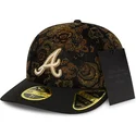atlanta-braves-mlb-new-era-59fifty-low-profile-floral-cord-three-looms-printed-corduroy-svart-justerbar-kurvad-keps