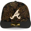 atlanta-braves-mlb-new-era-59fifty-low-profile-floral-cord-three-looms-printed-corduroy-svart-justerbar-kurvad-keps