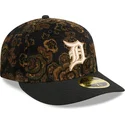 svart-bojd-passform-59fifty-low-profile-floral-cord-three-looms-printed-corduroy-detroit-tigers-mlb-keps-fran-new-era