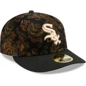 chicago-white-sox-mlb-new-era-svart-bojd-59fifty-low-profile-floral-cord-three-looms-printed-corduroy-keps