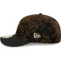 san-diego-padres-mlb-new-era-59fifty-low-profile-floral-cord-three-looms-printed-corduroy-svart-justerbar-kurvad-keps